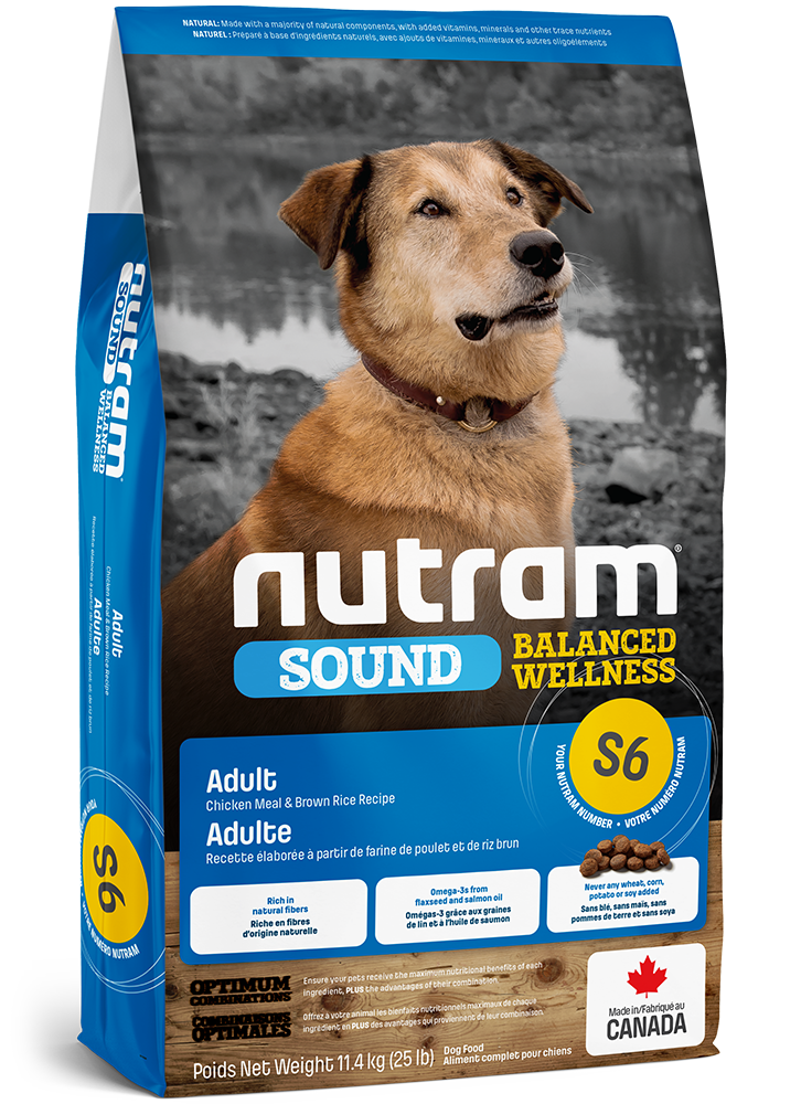 Product image for S6 Nutram Sound Balanced Wellness Adult Dog Food