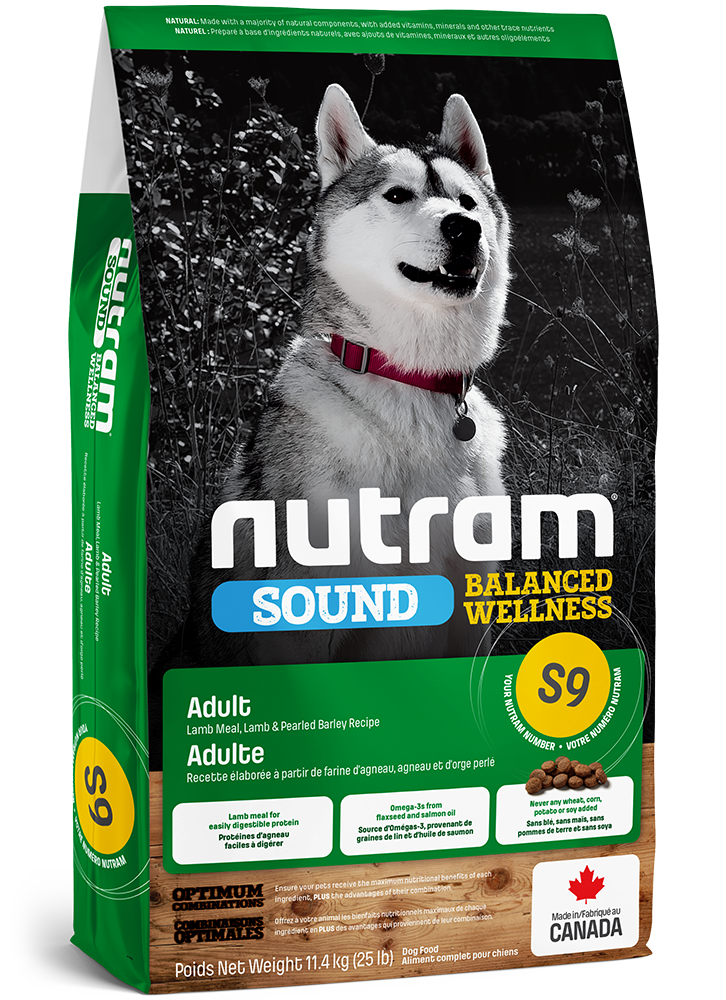Product image for S9 Nutram Sound Balanced Wellness Adult Lamb Dog Food