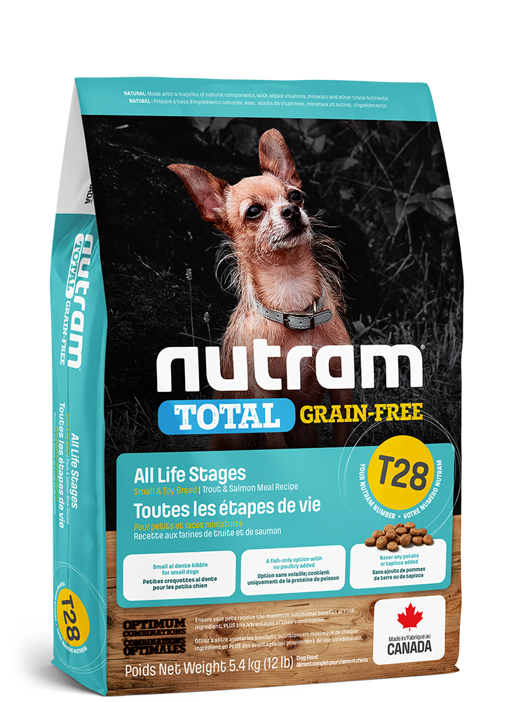 Product image for T28 Nutram Total Grain-Free Tout & Salmon Meal Dog Food
